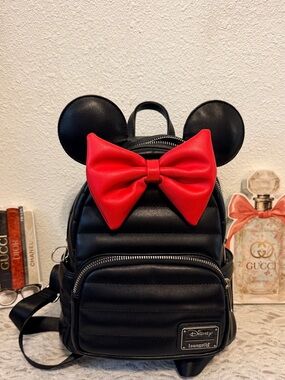Backpack Disney with Red Bow